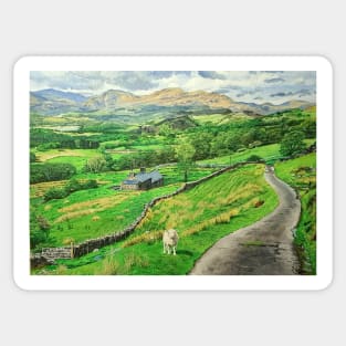 Road to Snowdonia Sticker